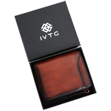 Load image into Gallery viewer, Genuine Leather Wallet for Men Small Leather Purse