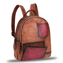 Load image into Gallery viewer, Genuine Leather Backpack for Men and Women Leather Rucksack Knapsack