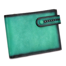 Load image into Gallery viewer, Genuine Leather Wallet Small Purse