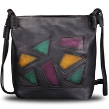 Load image into Gallery viewer, Genuine Leather Satchel Shoulder Bag Crossbody Handbag Purse