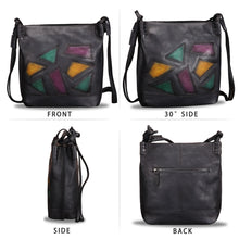 Load image into Gallery viewer, Genuine Leather Satchel Shoulder Bag Crossbody Handbag Purse