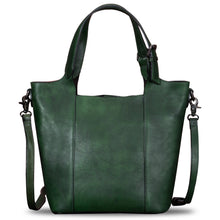 Load image into Gallery viewer, Genuine Leather Handbag for Women Vintage Handmade Shoulder Bag Purse Tote Cowhide Satchel Crossbody Top-Handle Bag