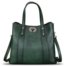 Load image into Gallery viewer, Genuine Leather Handbags for Women Satchel Purses Vintage Handmade Shoulder Bag Cowhide Top Handle Handbag Totes