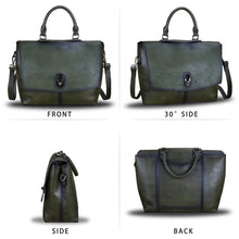 Load image into Gallery viewer, Genuine Leather Crossbody Bag Satchel Leather Tote Bag Purse