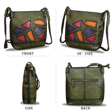 Load image into Gallery viewer, Genuine Leather Satchel Shoulder Bag Crossbody Handbag Purse