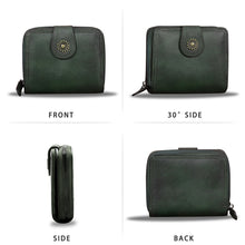 Load image into Gallery viewer, Genuine Leather Wallet Purse for Women Small Money Case