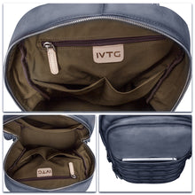 Load image into Gallery viewer, Genuine Leather Large Backpack for Men Vintage Laptop Knapsack Purse Rucksack Daypack High Capacity for Travel Bag