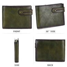 Load image into Gallery viewer, Genuine Leather Wallet Small Purse