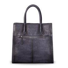 Load image into Gallery viewer, Genuine Leather Purses and Handbags for Women Vintage Real Leather Tote Bag Shoulder Bag Top Handle Satchel Purse W0739V