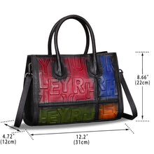 Load image into Gallery viewer, Genuine Leather Purses and Handbags for Women Vintage Real Leather Tote Bag Shoulder Bag Top Handle Satchel Purse W0739H