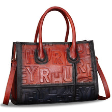 Load image into Gallery viewer, Genuine Leather Purses and Handbags for Women Vintage Real Leather Tote Bag Shoulder Bag Top Handle Satchel Purse W0739H