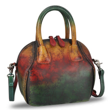 Load image into Gallery viewer, Genuine Leather Crossbody Bag Satchel Purse Leather Handbag