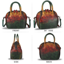 Load image into Gallery viewer, Genuine Leather Crossbody Bag Satchel Purse Leather Handbag