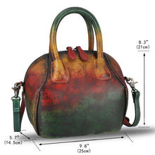 Load image into Gallery viewer, Genuine Leather Crossbody Bag Satchel Purse Leather Handbag