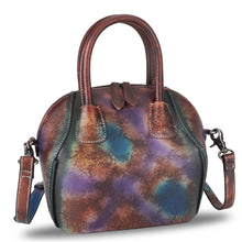 Load image into Gallery viewer, Genuine Leather Crossbody Bag Satchel Purse Leather Handbag