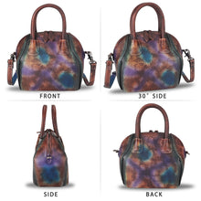 Load image into Gallery viewer, Genuine Leather Crossbody Bag Satchel Purse Leather Handbag