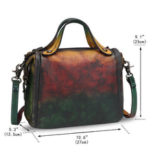 Load image into Gallery viewer, Genuine Leather Crossbody Bag Satchel Handbag Purse
