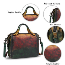 Load image into Gallery viewer, Genuine Leather Crossbody Bag Satchel Handbag Purse