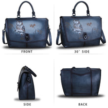 Load image into Gallery viewer, Genuine Leather Crossbody Bag Satchel Leather Tote Bag Purse