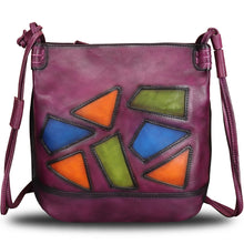 Load image into Gallery viewer, Genuine Leather Satchel Shoulder Bag Crossbody Handbag Purse