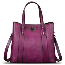 Load image into Gallery viewer, Genuine Leather Handbags for Women Satchel Purses Vintage Handmade Shoulder Bag Cowhide Top Handle Handbag Totes
