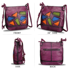 Load image into Gallery viewer, Genuine Leather Satchel Shoulder Bag Crossbody Handbag Purse