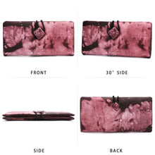 Load image into Gallery viewer, Genuine Leather Hand-dye Wallet Vintage Purse for Women