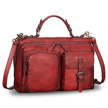 Load image into Gallery viewer, Genuine Leather Purses and Handbags for Women Vintage Leather Messenger Bag Shoulder Bag Satchel Purses with Strap
