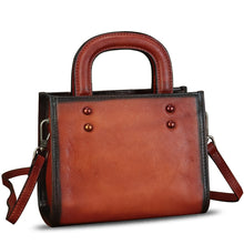 Load image into Gallery viewer, Genuine Leather Small Crossbody Bag for Women Vintage Real Leather Shoulder Bag Handbag Satchel Purse Phone Bag with Strap
