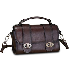 Load image into Gallery viewer, Genuine Leather Satchel for Women Vintage Purse Handmade Handbag Retro Crossbody Bag Purse
