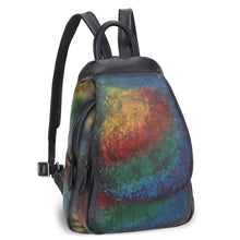 Load image into Gallery viewer, Genuine Leather Backpack for Women Vintage Real Leather Rucksack Fashion Shoulder Knapsack Purse Daypack Bag
