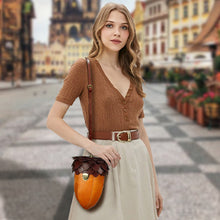 Load image into Gallery viewer, Genuine Leather Small Bag for Women Vintage Handmade Design Cute Cell Phone Purse Satchel Handbag Unique Fashion Shoulder Crossbody Bag
