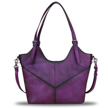 Load image into Gallery viewer, Genuine Leather Handbags for Women Purses Retro Satchel Vintage Handmade Shoulder Bag Cowhide Top Handle Handbag Totes
