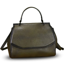 Load image into Gallery viewer, Genuine Leather Satchel for Women Crossbody Bags Handmade Vintage Top Handle Handbags Purse

