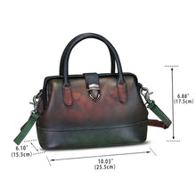 Load image into Gallery viewer, Genuine Leather Purses and Handbags for Women Vintage Handmade Real Leather Shoulder Bag Crossbody Satchel Purse with Strap
