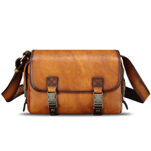 Load image into Gallery viewer, Genuine Leather Purses and Messenger Bag for Men Handmade Vintage Satchel Shoulder Bag Crossbody Bag

