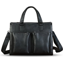 Load image into Gallery viewer, Genuine Leather Messenger Bag Briefcase for Men Vintage Real Leather Shoulder Bag Crossbody Bag Computer Laptop Bag Search this page
