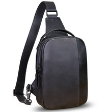 Load image into Gallery viewer, Genuine Leather Sling Bag for Men and Women Vintage Real Leather Sling Backpack Shoulder Crossbody Bag Chest Bags
