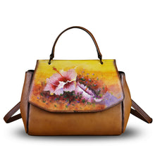 Load image into Gallery viewer, Genuine Leather Satchel for Women Crossbody Bags Handmade Vintage Top Handle Handbags Purse
