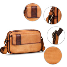 Load image into Gallery viewer, IVTG Genuine Leather Messenger Bag for Men Crossbody Shoulder Bag Casual Sling Daypack Business Work Daily Purse Satchel
