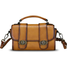 Load image into Gallery viewer, Genuine Leather Satchel for Women Vintage Purse Handmade Handbag Retro Crossbody Bag Purse
