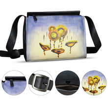 Load image into Gallery viewer, Genuine Leather Crossbody Bag for Women Hand Painted Leather Handmade Crossbody Satchel Handbag Hand Drawn Purse
