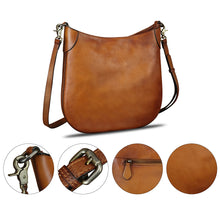 Load image into Gallery viewer, Genuine Leather Crossbody Bags for Women Retro Satchel Purse Handmade Small Designer Cute Shoulder Bag
