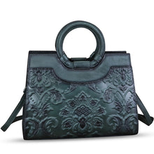 Load image into Gallery viewer, Genuine Leather Satchels for Women Top Handle Bags Handmade Vintage Crossbody Bag Purses Shoulder Bag
