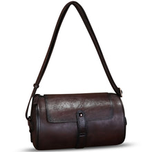 Load image into Gallery viewer, Genuine Leather Crossbody Bag Vintage Handmade Shoulder Purse Retro Satchel Travel Daypack Sling Bag

