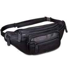 Load image into Gallery viewer, Genuine Leather Fanny Pack for Women and Men Real Leather Sling Bag Crossbody Bag Fashion Waist Bag Chest Purse
