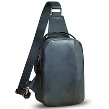 Load image into Gallery viewer, Genuine Leather Sling Bag for Men and Women Vintage Real Leather Sling Backpack Shoulder Crossbody Bag Chest Bags
