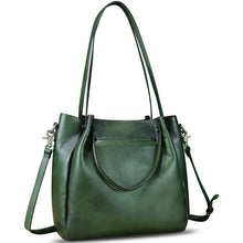 Load image into Gallery viewer, Genuine Leather Handbags for Women Satchel Purses Vintage Handmade Shoulder Bag Top Handle Handbag Totes
