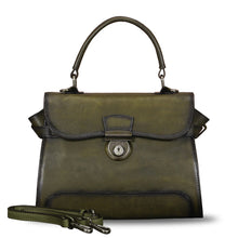 Load image into Gallery viewer, Genuine Leather Purses and Handbags for Women Vintage Real Leather Shoulder Bag Crossbody Purses Satchel Bag with Strap
