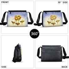 Load image into Gallery viewer, Genuine Leather Crossbody Bag for Women Hand Painted Leather Handmade Crossbody Satchel Handbag Hand Drawn Purse
